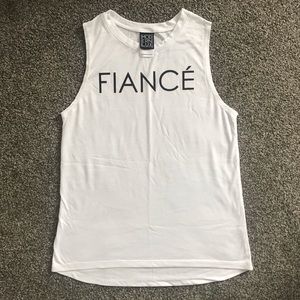 Fiancé tank top - S